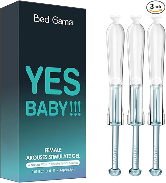 Libido Arouses Supplement, Female Stimulant Orgasm Enhancer Sex Toys for Couples pH-Balanced Intimate Moisturizer Sexual Pleasure 3 Prefilled Applicators Vaginal Moisturizer Arousal Supplements