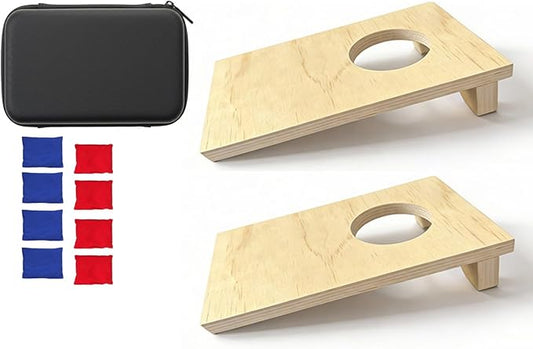 Cornhole Board Set&Toy Corn Hole Game Set for Adults/Kids