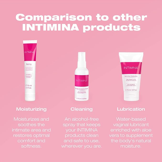 INTIMINA Balmy - Vaginal Moisturizer and Lubricant, Intimate Soothing and Moisturizing Cream, Moisturizer for Dry Skin, Body Cream Vulva Moisturizer