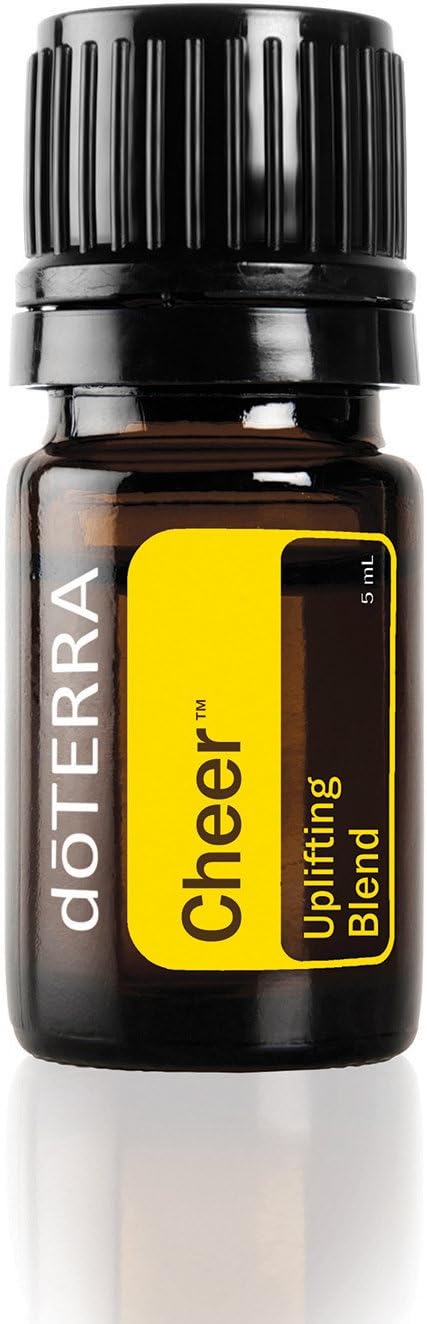 doTERRA Cheer Essential Oil Uplifting Blend - 5 mL, Promotes Optimism and Happiness, Counteracts Negative Emotions