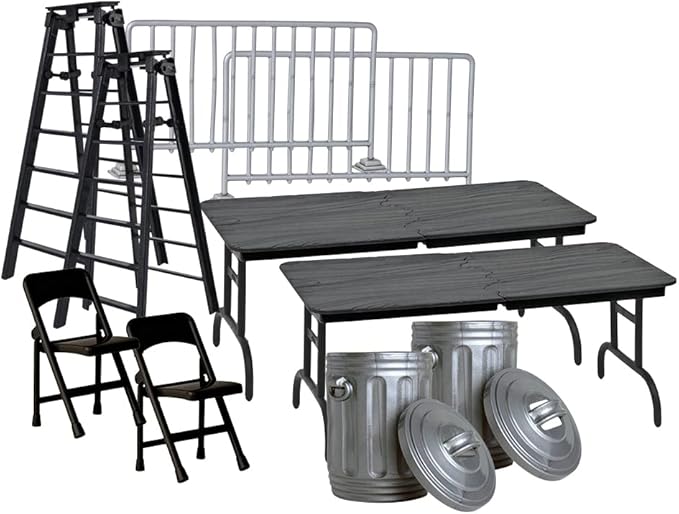Set of 10 Accessories for Wrestling Action Figures