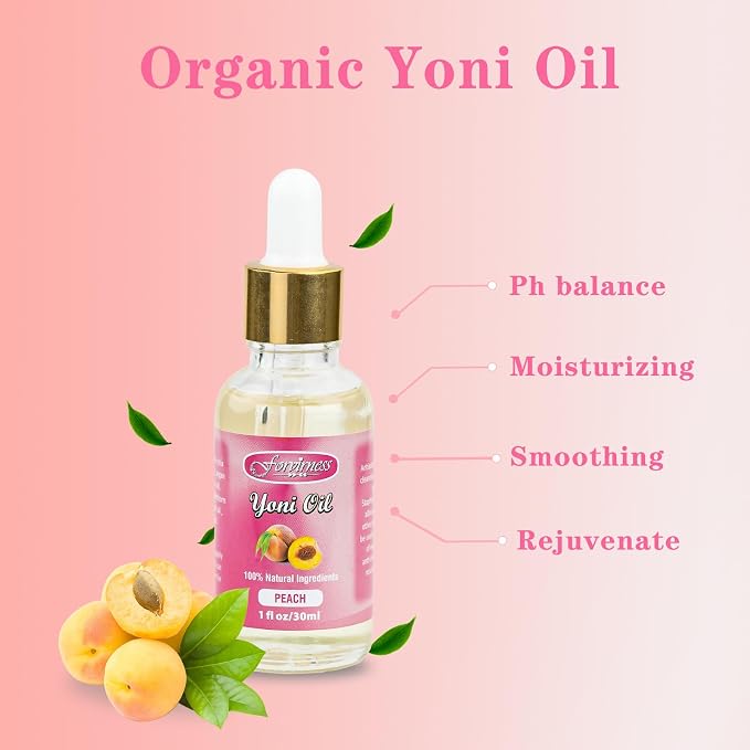 forvirness Natural Feminine Wash Yoni Oil Set, Body Cleanser with Cleaning Factor, Yoni Wash for Women pH Balance,1 fl.oz Peach Feminine Oil & 6.7 fl.oz Intimate Cleanser