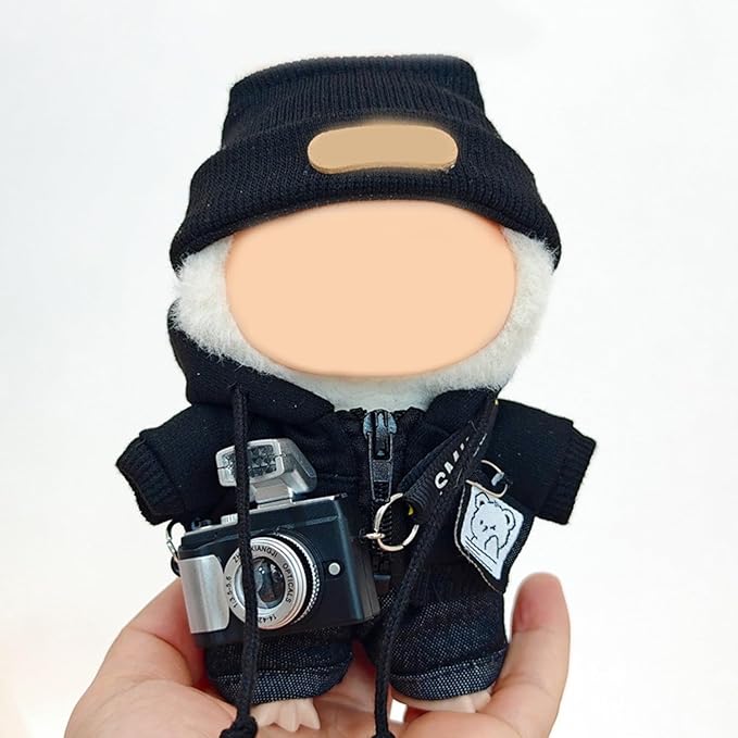 Clothes Sets Suitable for 17cm Dolls (Only Clothes No Doll ) Hoodie Clothing Accessories, Cardigan Outfits Suitable for Doll Soft Clothing Replacement