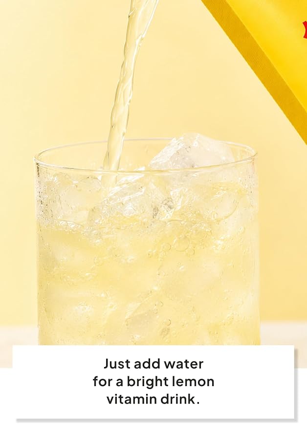 Korean Food Lemona Lemon Pouch Drink, Sour Citrus Ade, 230ml x 10 Pack | Refreshing lemon-flavored citrus ade in convenient ready-to-drink pouches, 10-pack