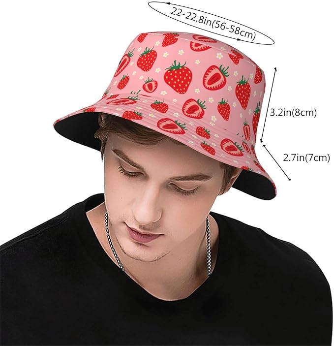 Bucket Hats Fashion Sun Cap Packable Outdoor Fisherman Hat for Women and Men