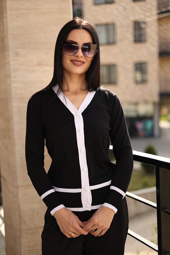 GRACE KARIN Cardigan Sweaters for Women Lightweight Long Sleeve Cropped Cardigan Summer Fall Fashion Clothing Outfits Shrug