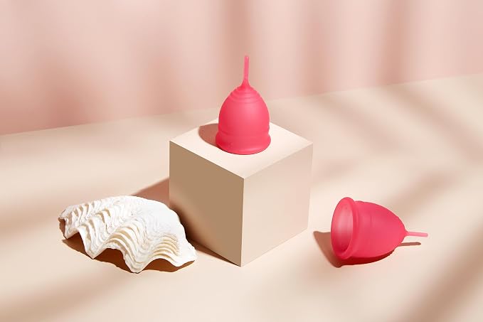 Saalt Menstrual Cup - Natural Tampon and Pad Alternative, Soft, Flexible, Reusable Medical-Grade Silicone | wear up to 12 Hours | Made in theUSA and FDA Registered (Himalayan Pink, Small)