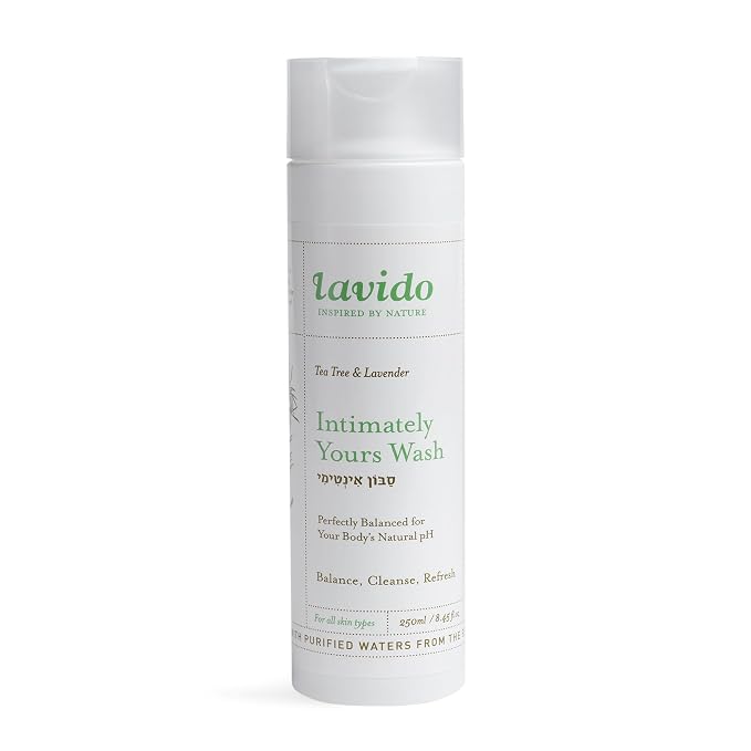 Lavido pH Balancing Feminine Wash - Tea Tree & Lavender Cleanser, 8.4 oz