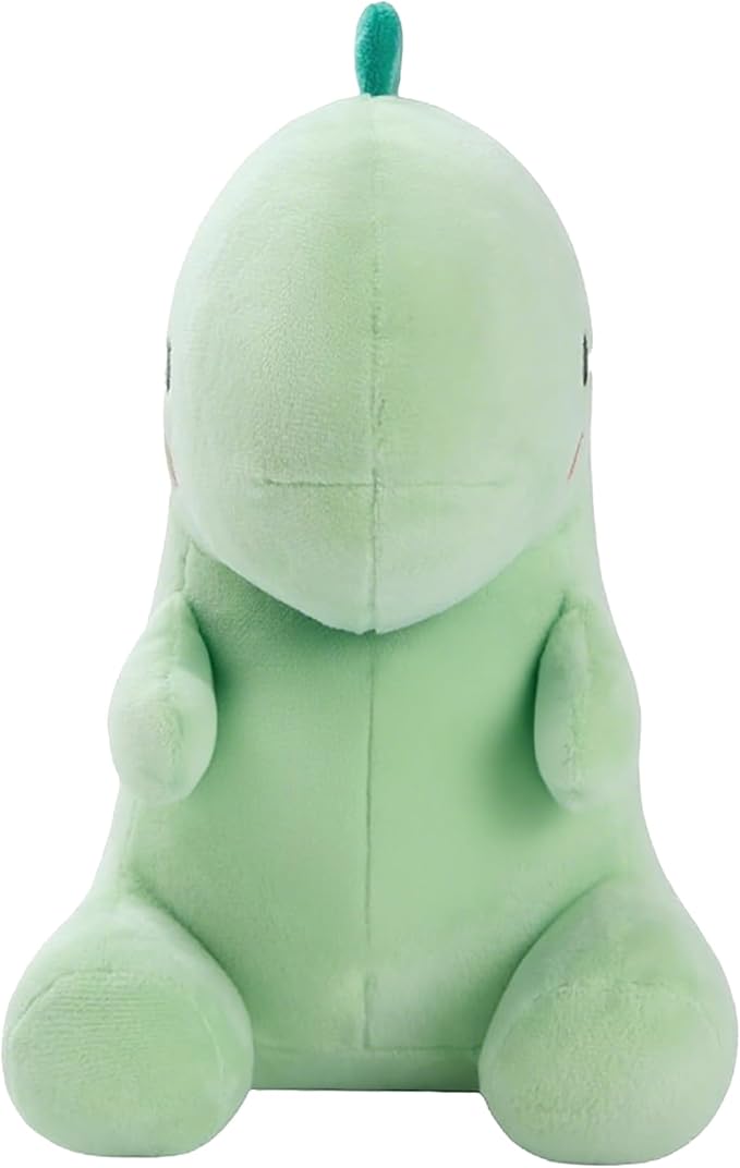 Plush Dinosaur Stuffed Animal, Cute Toys Anime Dinosaur Soft Throw Pillow Gift for Children Boys Girls Green 18.5 inch