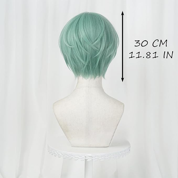 Green Kp Group Dance Wig Halloween Costume Hair Cover for Parties Stage Performances（Green）