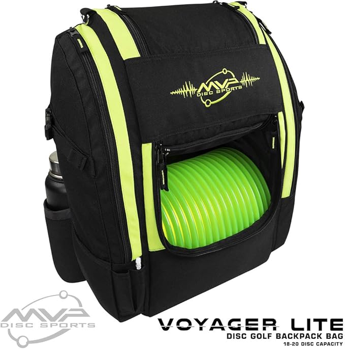 MVP Disc Sports Voyager Lite Backpack Disc Golf Bag (Choose Your Favorite Color)