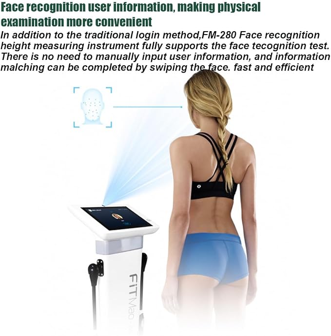 Smart Body Composition Analyzer 10.1 inch HD Touch Body Composition Monitor Health Analyzer Measurement Analysis Fat Testing Machine Human Analyzer Monitor Health Analyzer with Printer