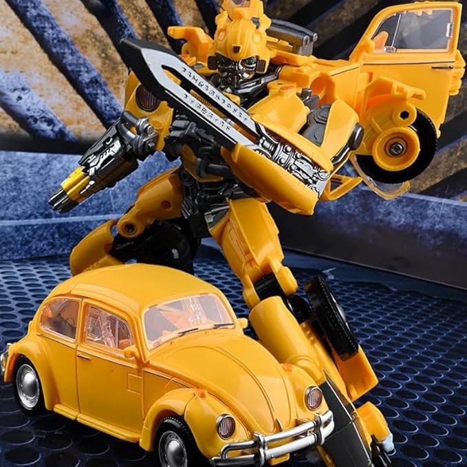 Deformation Car Robot Toys, 8.2 inch Alloy Deformed Action Figure 2 Modes Robot Anime Doll Toy Collection Car Model for Boys and Girls