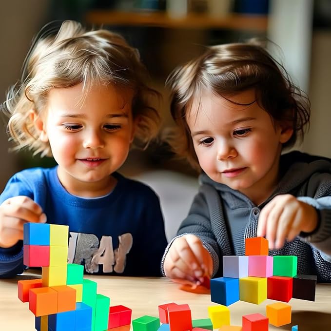 Magnetic Blocks 1.18 inch,Large Magnetic Building Blocks for Toddlers 3 4 5 6 7 Magnet Cubes, Preschool STEM Sensory Montessori Autism Toys for Kids 3-7 Birthday Easter Gifts（40Pcs）