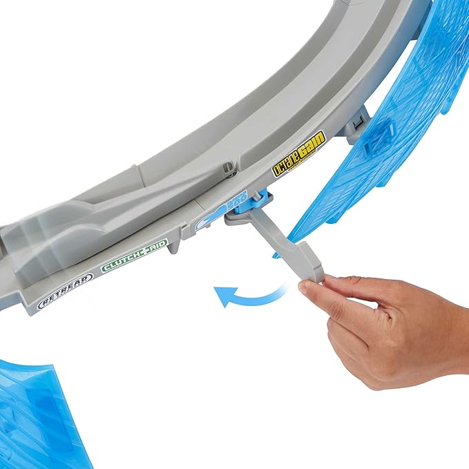 Mattel Disney Pixar Cars Ultimate Florida Speedway Track Set with Lightning McQueen Car and Motorized Booster, 5 Feet Long, Toy Gift for Kids