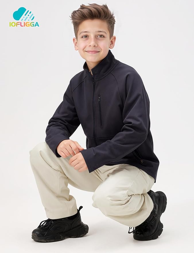 Kids Cargo Pants Waterproof Boys Hiking Outdoor Camping Pants Quick Dry UPF 50+ Toddler Youth Uniform Pants