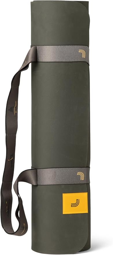 Lolë Pose Yoga Mat for Women with Strap Carrier – Non-Slip 5mm Thick