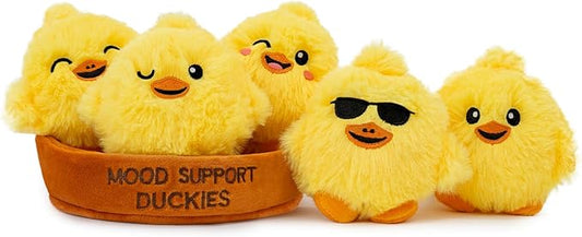 Stuffed Animal Cute Duck Plush Toys | Squishy Duckies Stuffed Animals Toys for Stress Relief | Cute Desk Decor Comfort Present for Kids, Teens, Adults | Birthday