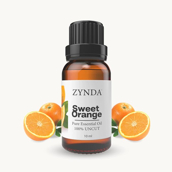 Sweet Orange Essential Oils – 100% Pure & Natural | Lab-Tested • Uncut • Raw • Very Potent Citrus Aromatherapy Oil | Orange Essential Oil Organic for Diffuser & Skin Uplifting & Refreshing 10ML
