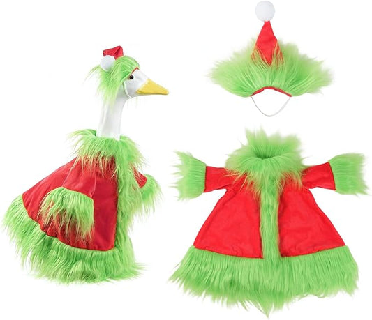Christmas Goose Outfit for 23" Lawn Goose