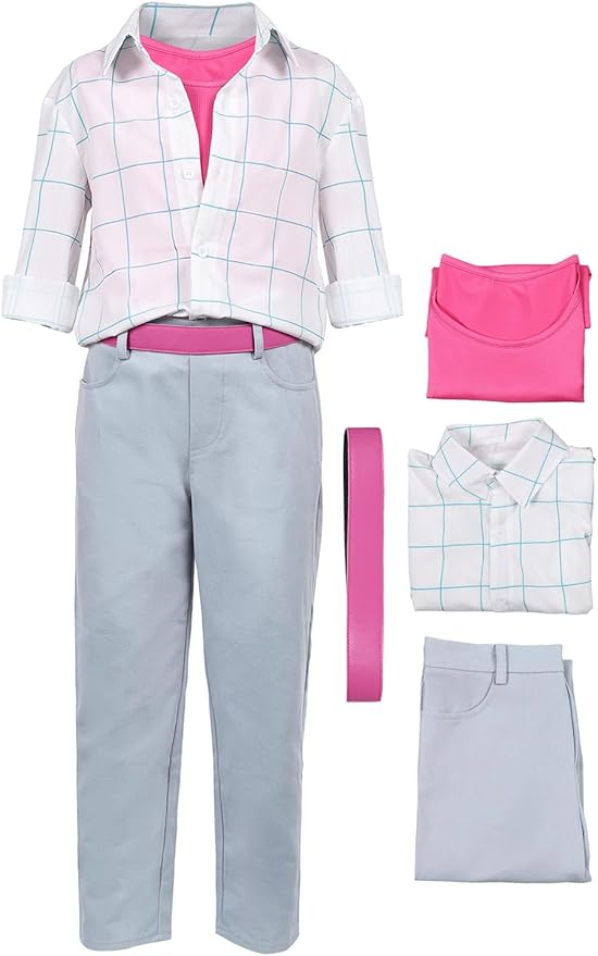 Mens Boys Anime Cosplay Costume Adults Shirt Pants Outfits Set