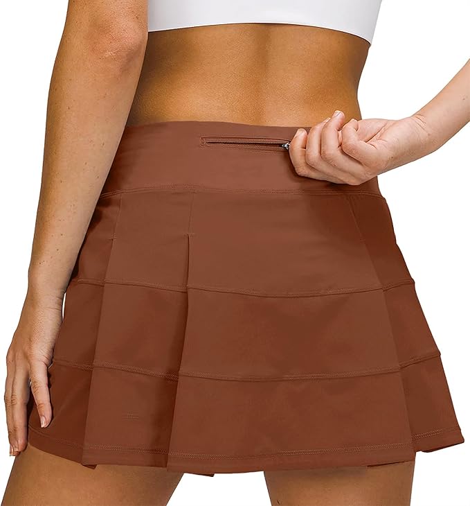 Athletic Tennis Golf Skorts Skirts for Women with Pocket Workout Running Sports Pleated Skirts Casual