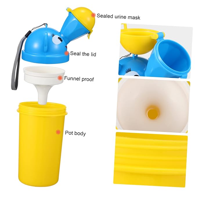 Portable Travel Potty for Toddlers Compact Urinal for Boys Girls Easy to Use Outdoor Pee Training Design for Camping Car Travel