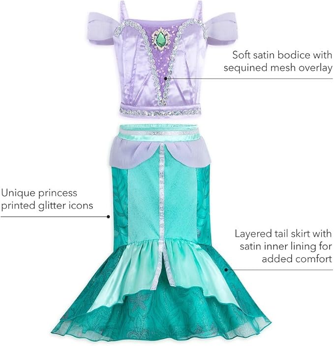 Disney Store Official Princess Costumes – Princess Outfits for Dress Up and Play