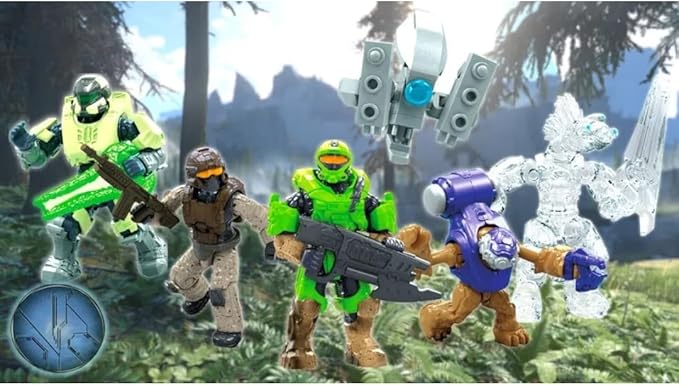 Mega Construx Halo Infinite Series 4 Mini Figures Blind Bags Complete Bundle of 6 Packs