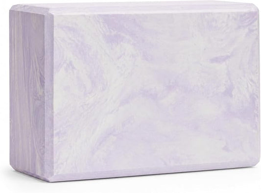 Yoga Block – High-Density Foam Exercise Block for Yoga, Pilates, Stretching & Meditation – Non-Slip, Lightweight & Durable by Lunai