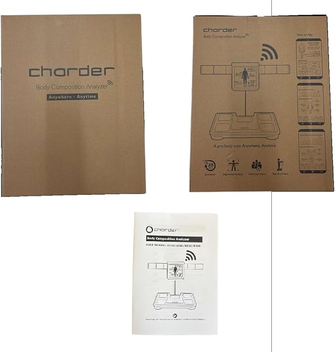 Charder Segmental BIA Body Composition Analyzer Scale U310 with Bluetooth