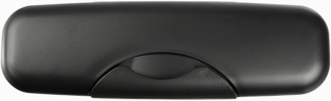 RADIUS Large Tampon Travel Case - Seamless Protective Storage Container, Durable Makeup and Medicine Purse Organizer with Secure Snap Lock (6 x 2 x 0.75 in) - Pack of 1, Black