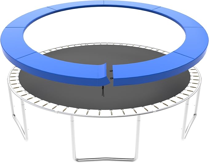 Trampoline Pad Replacement, 10/12/14/15/16FT Trampoline Spring Cover, No-Hole for Pole Waterproof Trampoline Safety Pad, Trampoline Replacement Parts & Accessories
