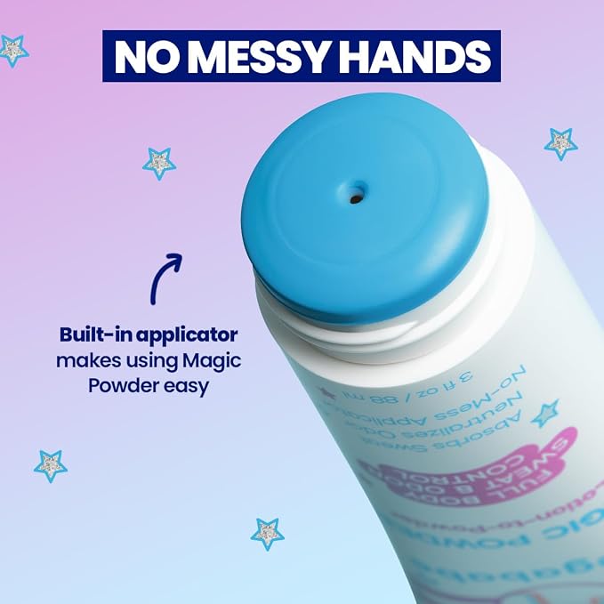 Megababe Magic Powder, Sweat & Odor Absorbing, Talc-Free, 3 fl oz