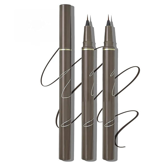 Ultra Fine Liquid Eyeliner Pencils- Slim Felt Tip for Precise Eye Lines, Waterproof, Smudge Proof & Quick-Drying, Winged Liner and Inner Corner. Long Lasting All Day Makeup, Smooth & Lightweight.