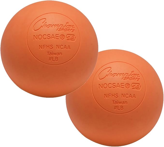 Champion Sports Lacrosse Balls & Rhino Skin Balls – Official Size, SEI Certified, Multiple Colors
