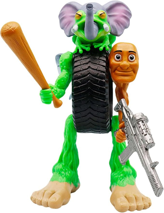 8Pcs Italian Brainrot Action Figures,Tralalero Travala Toy Set Tralalero Travala,Tung Tung Tung Sahur, Brr Brr Patapim - Brainrot fidget Toys,Decorations Gifts for Office Room Figurine Decor (1PCS-A)