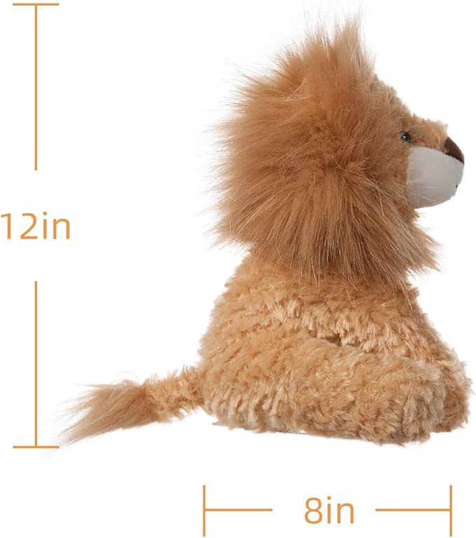 Apricot Lamb Toys Plush Yellow Plush Lion Stuffed Animal Soft Cuddly Perfect for Child （Medium ，12 Inches