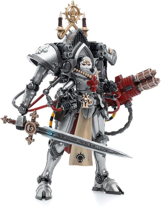 JOYTOY Warhammer 40K 1/18 Action Figures, Adepta Sororitas Order of The Argent Shroud Paragon Warsuit Sister Collaen Perfect for Collectors & Decor, an Ideal Figurine Gift - JT4669