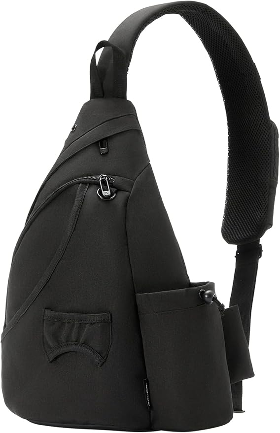 MOYAQI Disc Golf Bag with Retriever Holder and Storage Pockets, Disc Golf Backpack with 8-10 Disc Capacity, Padded Adjustable Strap and Back Panel, Lightweight and Durable