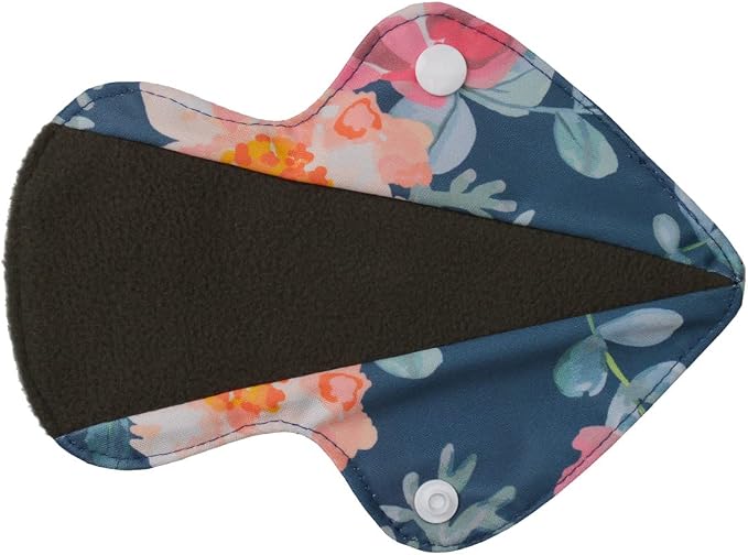 5 Thong Panty Liners 1 Wet Bag Cloth Menstrual Pads Sanitary Reusable Washable (Scales Pack)