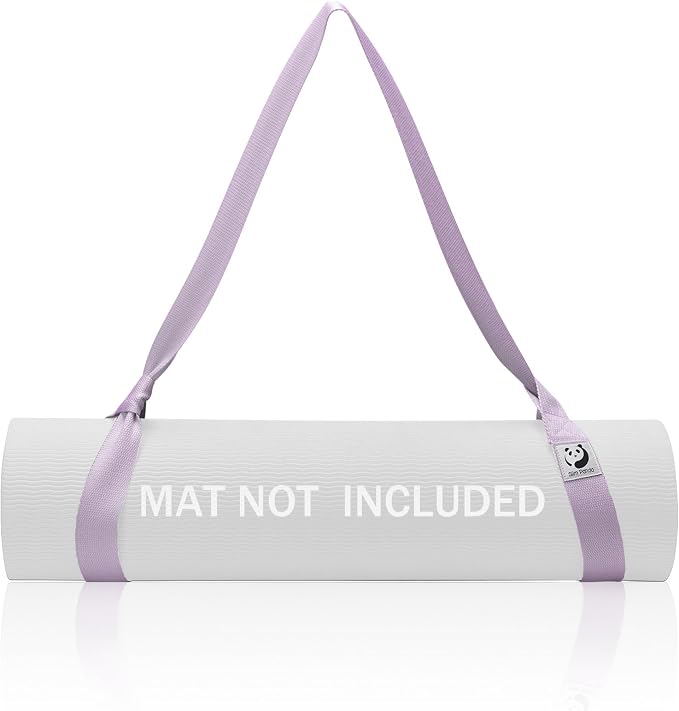 Slim Panda Yoga Mat Straps for Carrying, Adjustable Yoga Mat Carrier Sling Fits All Mats(Mat Not Included)