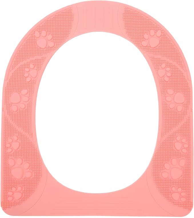 Reusable Toilet Seat Cover Universal Washable Silicone Non Slip Pad for Home and Travel Potty Toddler Covers Foldable Portable Camping Summer Training Toddlers Bags Stool Chairs