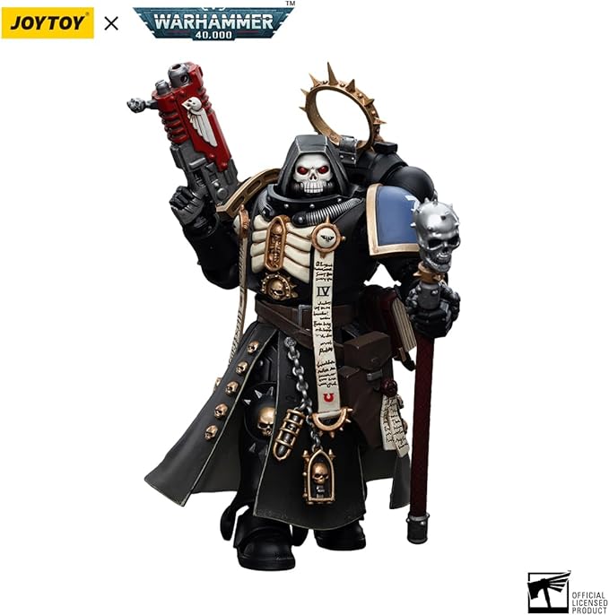 JoyToy Warhammer 40K 1/18 Action Figure Mecha Joy Toy Model Toys Ultramarines Primaris Chaplain Brother Varus