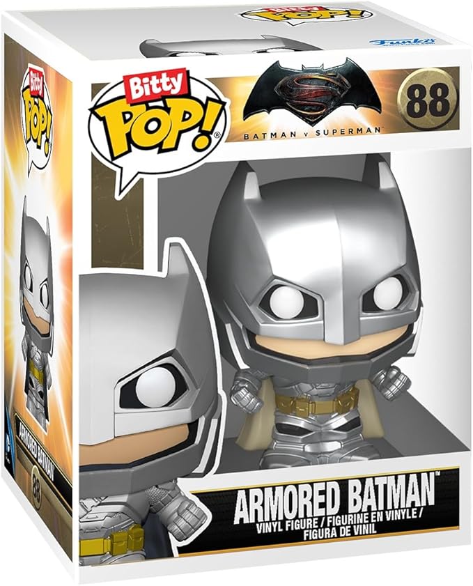 Funko Pop! Bitty Ride: DC - Batman with Bat Mobile - DC Collectable - Gift Idea - Official Merchandise - Toys for Kids & Adults - for Collectors and Display