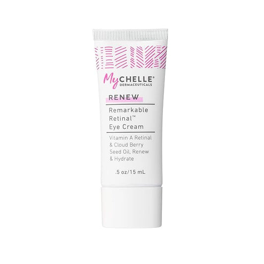 MyChelle Dermaceuticals Remarkable Retinal Eye Cream (0.5 Fl Oz) - Anti Aging Serum with Potent Vitamin A and Plant Stem Cells to Reduce Appearance of Fine Lines and Wrinkles