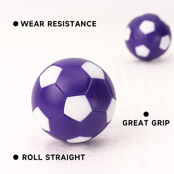 GSE Games & Sports Expert 6/12-Pack Foosball Table Replacement Balls, 36mm(1.42") Tabletop Soccer Football Balls for Foosball Table Accessories