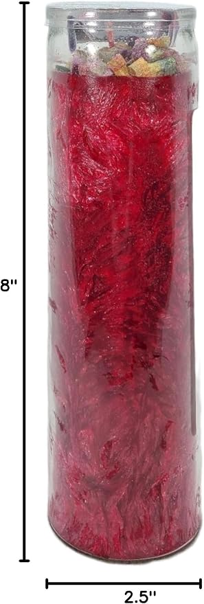 BE with ME Now-Palm Wax Spiritual Intention Spell Candle-[RED] | Vela CASA ESOTERICA PERFUMADA- (CONMINGO YA)