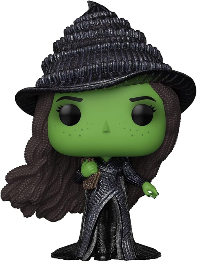 Funko Pop! Movies: Wicked Pt. 2 - Elphaba - Glitter - Amazon Exclusive - Collectable Vinyl Figure - Gift Idea - Official Merchandise - Toys for Kids & Adults - Movies Fans - Figure for Collectors