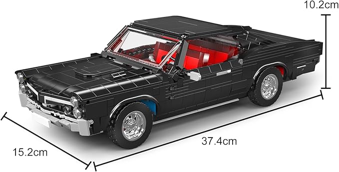 Mould King 10199 Car Model Kits, MOC Bricks Collectible Sportscar Building Blocks, Car Building Kits for Adult, Static Version 1563 PCS